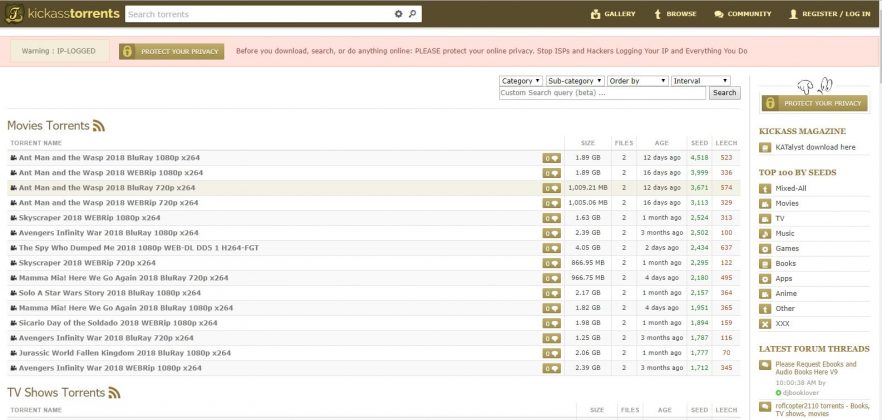 kickass torrents